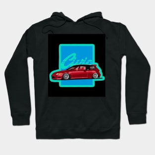 Retro Honda civic EG Hatch Hoodie